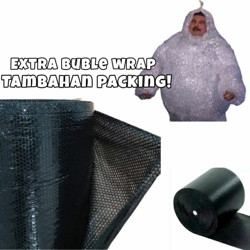 

Buble wrap tambahan packing