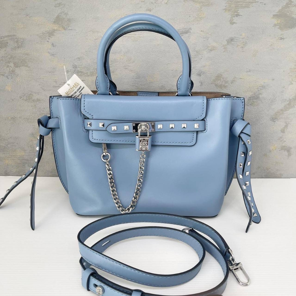 MK Hamilton Legacy Small Studded sz 24-32x20x11 Dark Chambray