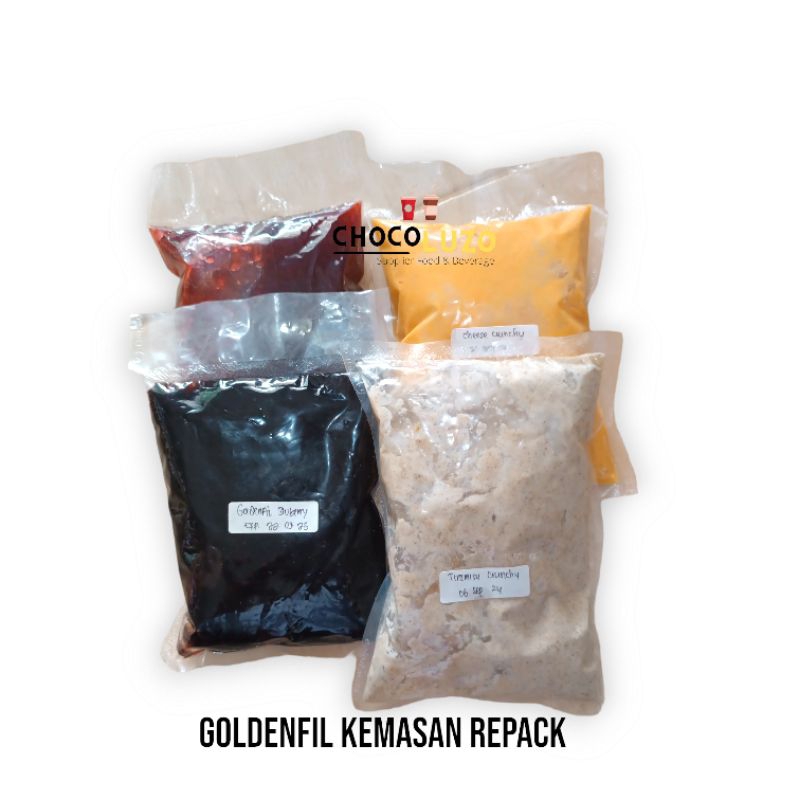 

Goldenfil Selai Crunchy kemasan 250 gr (kemasan repack)