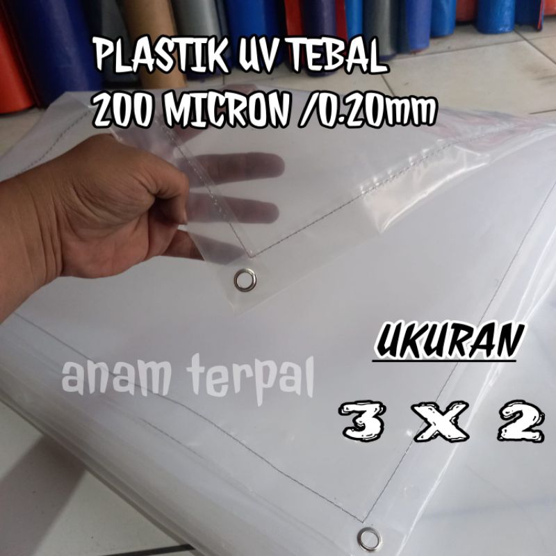 PLASTIK UV 3X2 TEBAL 200MICRON