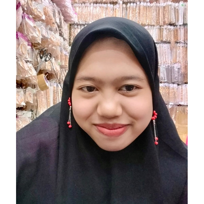 anting hijab viral