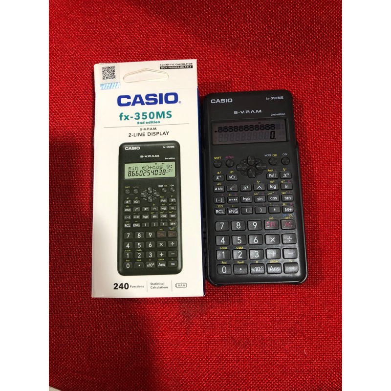 

kalkulator Casio FX 350MS 2nd Edition
