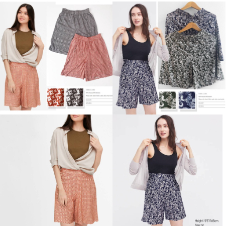 [PROMO] NEW UNIQLO PAISLEY DAISY PRINT JERSEY SHORT