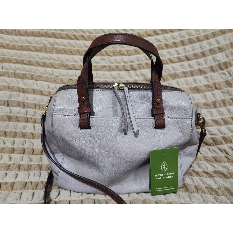 Fossil Bag - Rachel Satchel Graystone