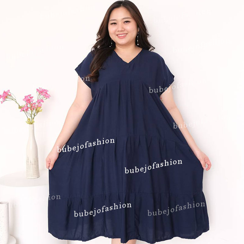 home dress cantik rosalia jumbo ld 120cm daster jumbo dress bis size home dress plus size dress jumbo polos kekinian dress jumbo polos kekinian