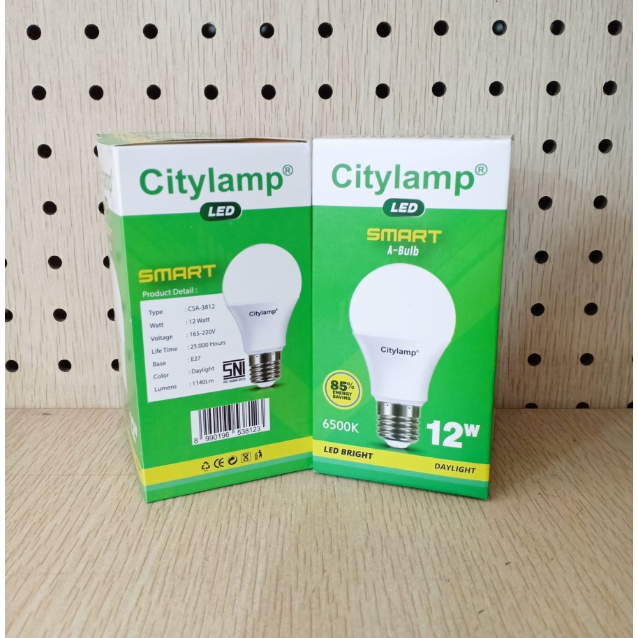 Lampu LED 12W CityLamp Smart Bulb 12 Watt Cahaya Putih