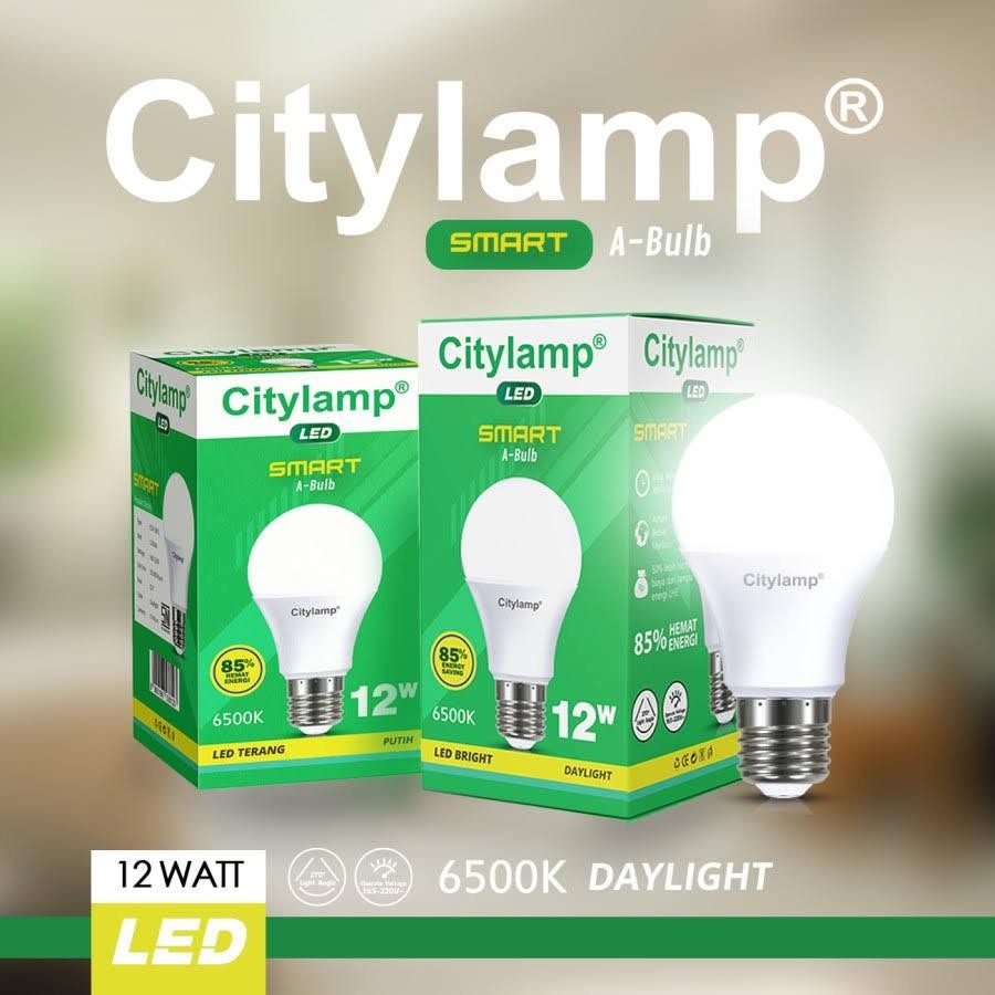 Lampu LED 12W CityLamp Smart Bulb 12 Watt Cahaya Putih