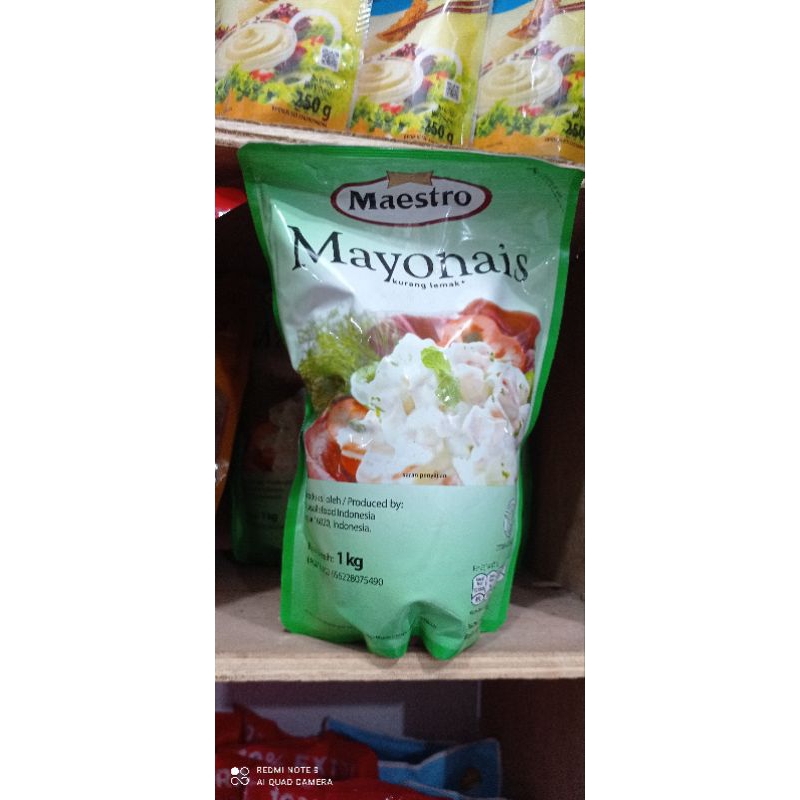 

Mayonaise Maestro/Mayonaise original pouch 1kg