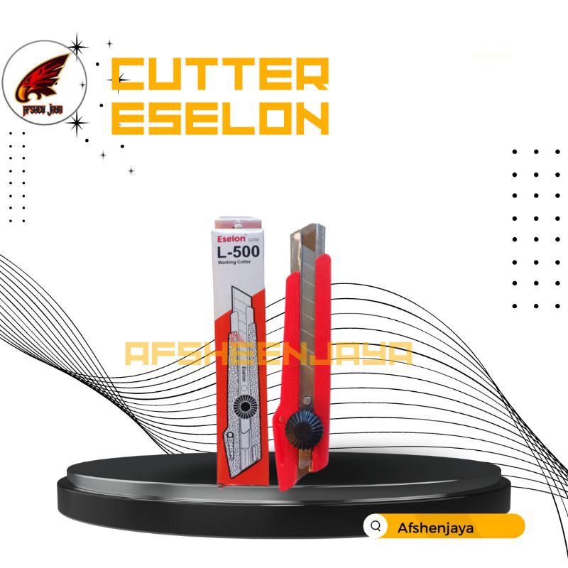 

⭐AJ⭐ Cutter BESAR Eselon L500 / Pisau Cutter / Cutter Eselon / Alat Pemotong Kertas / Kater Lusinan Kecil Besar Murah