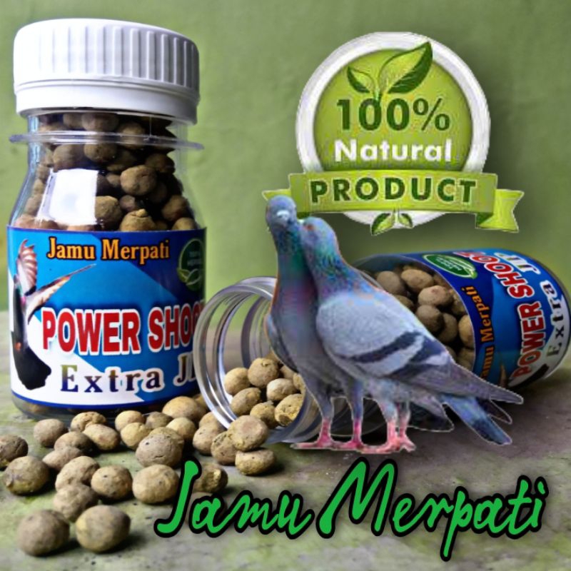 JAMU MERPATI KOLONG LOS DOOR POWER SHOOT isi 50 Butir pil sarang walet doping merpati balap sprint a