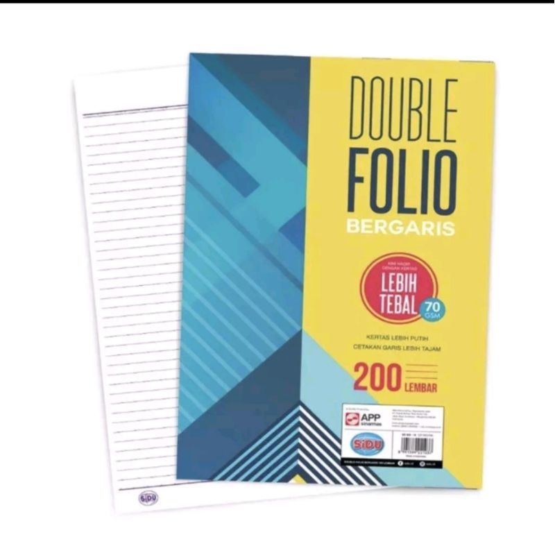 

Double Folio Garis SIDU isi 100 lembar