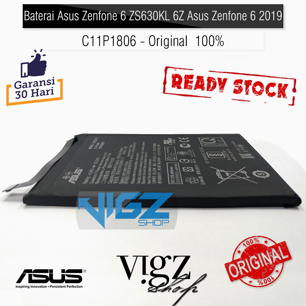 Baterai Asus Zenfone 6 ZS630KL 6Z Asus Zenfone 6 2019 C11P1806 Original 100%