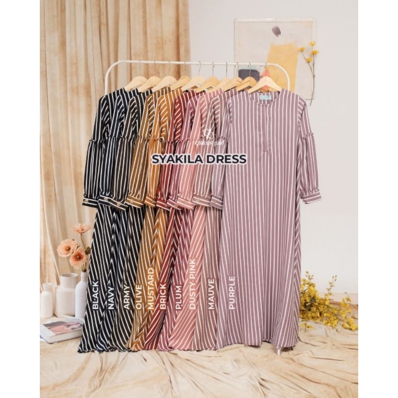 SYAKILA DRESS (GAMIS ONLY) BY GREENISM