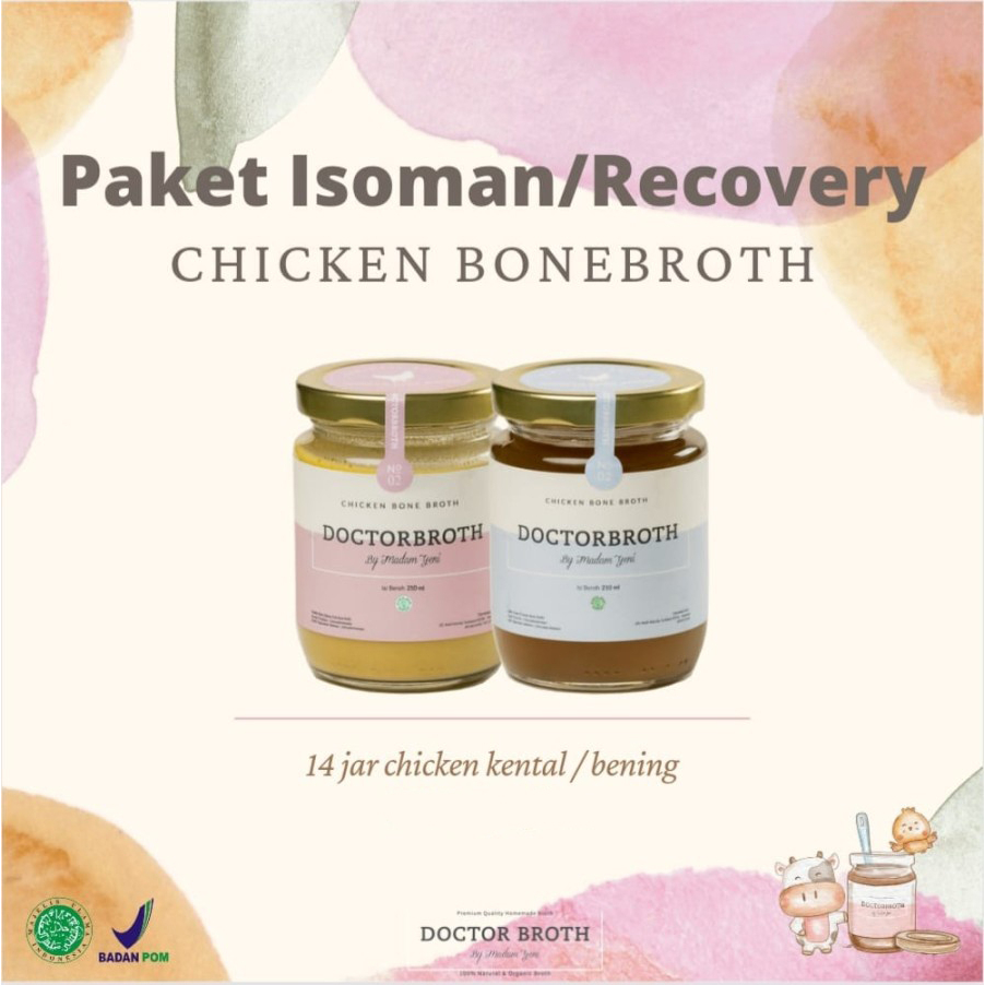 

Paket Isoman / Recovery / Pasca Operasi 14 Jar Chicken Bone Broth