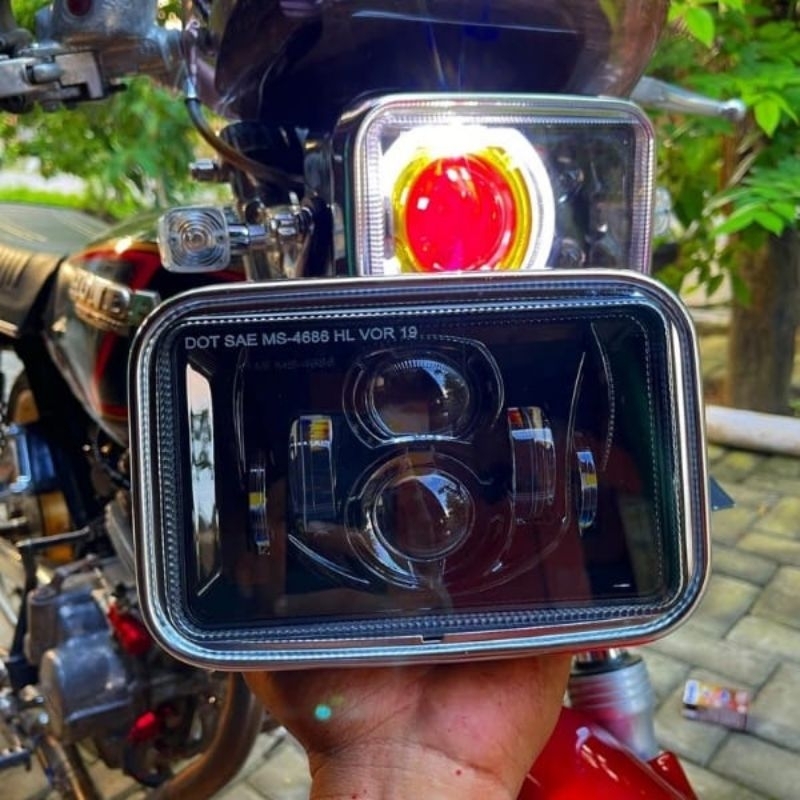 DAYMAKER RX KING DM3 NINE MOTOR 5 INC KOTAK BISA SENJA 2 MODE BIRU DAN PUTIH