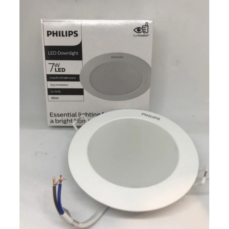 Lampu Downlight Philips Eridani 7w 7Watt Natural 4000k