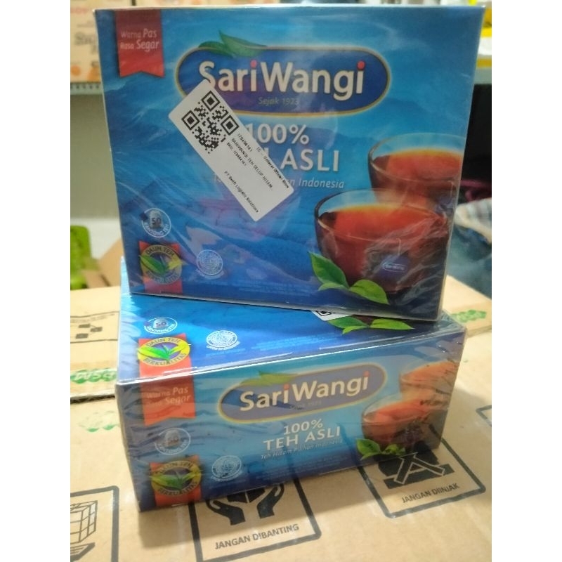 

SARIWANGI 100% Teh Asli Teh Celup isi 50 Membantu kesehatan jantung* 1.85G