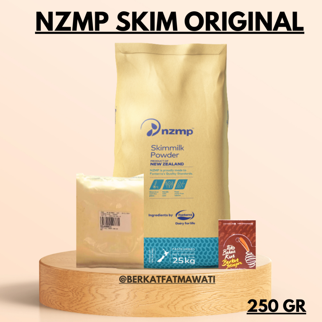 NZMP SUSU BUBUK SKIM ORIGINAL POWDER KEMASAN 250 GR