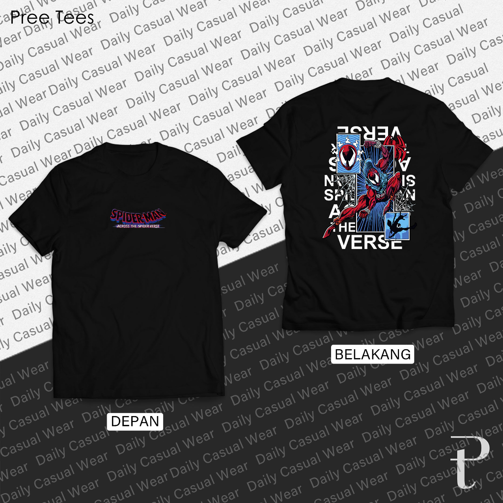 TSHIRT SPIDER ACROSS THE SPIDER VERSE 6