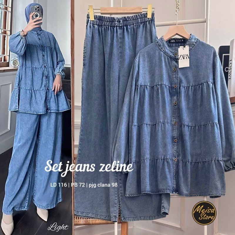 Set Jeans Zeline by Meisa store ori