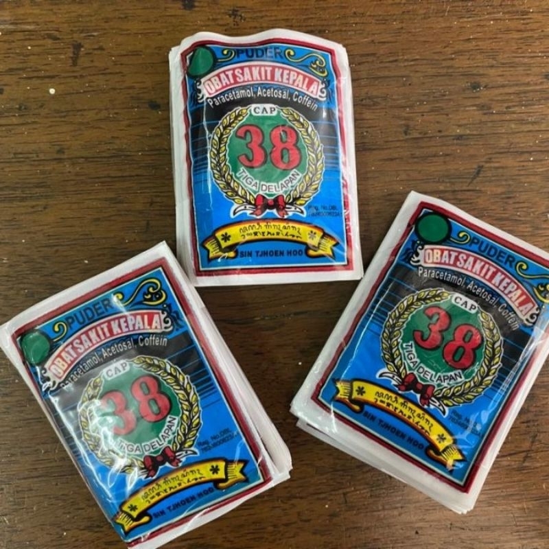 puyer 38 1 lusin 12 pcs / puyer 38 murah / puder 38 1 lusin / obat pusing