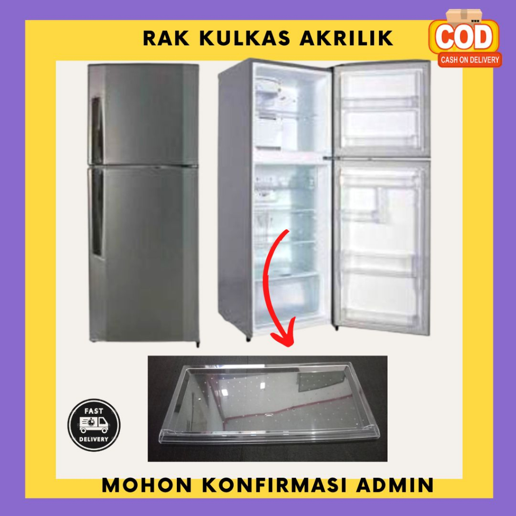 Sparepart Rak Kulkas Lemari Es LG 2 Pintu Seri GNV