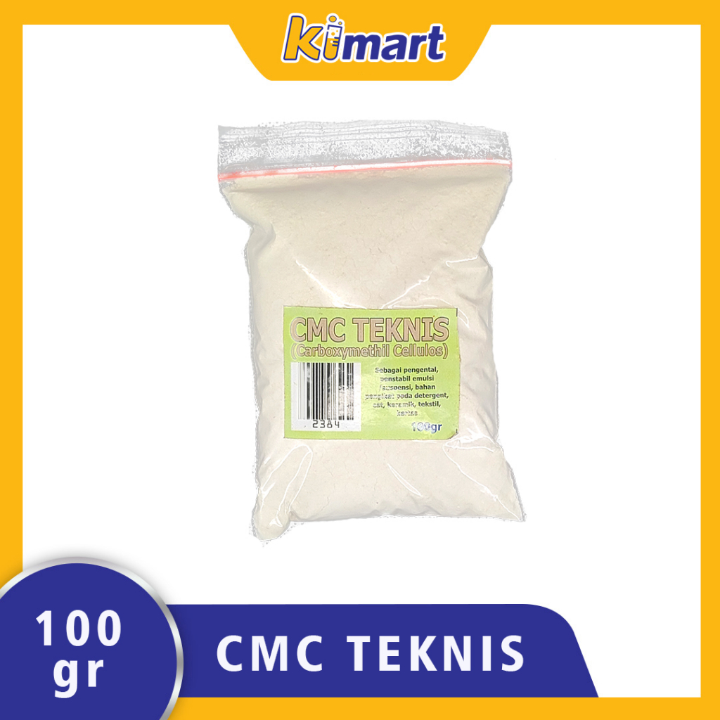 

CMC Carboxymethyl Cellulose 100gr Pengental CMC Bahan Pengental Sabun bahan perekat