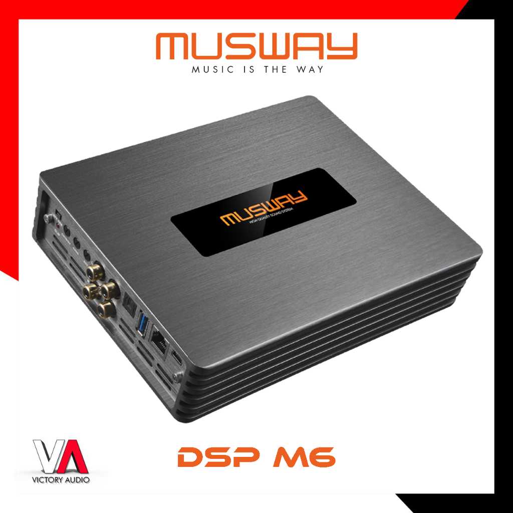 DSP Digital Sound Processor MUSWAY M6 8CH DSP Built in Power Amplifier Full Range Class D 6CH Bridge