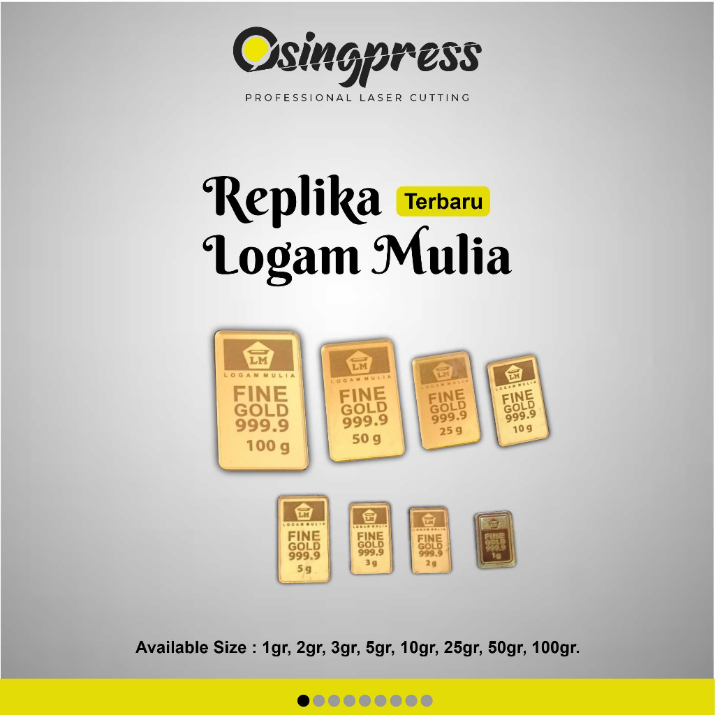 Replika Logam Mulia - Model Terbaru