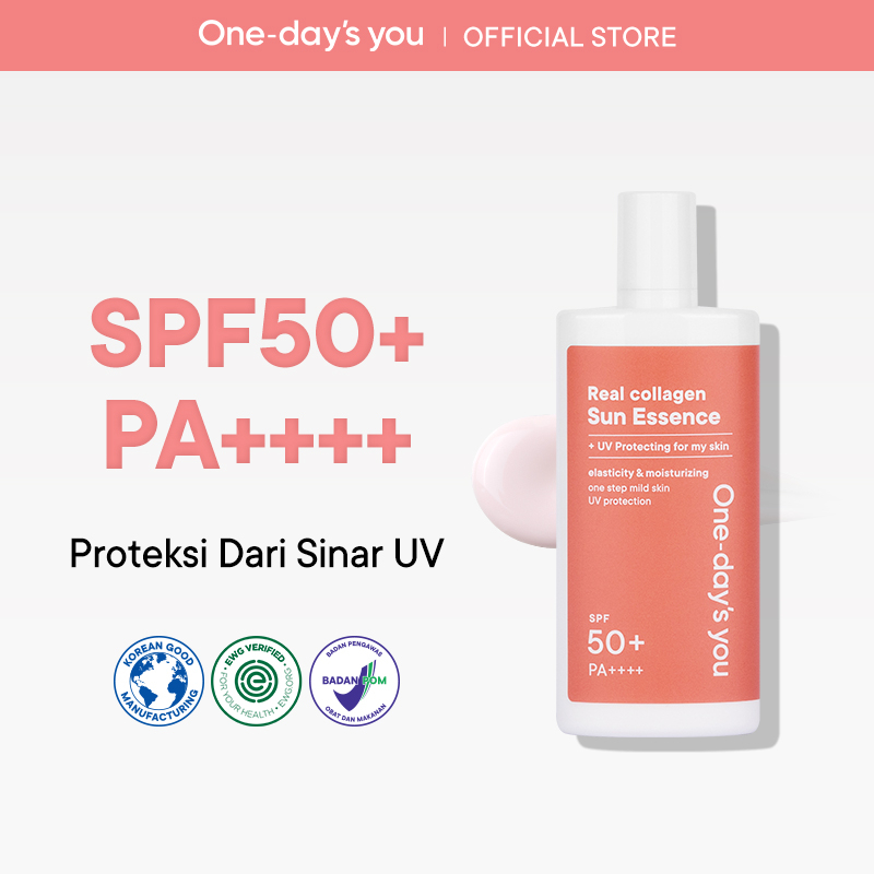 ONE DAY'S YOU Real Collagen Sun Essence Perawatan Collagen Korea (55ml)
