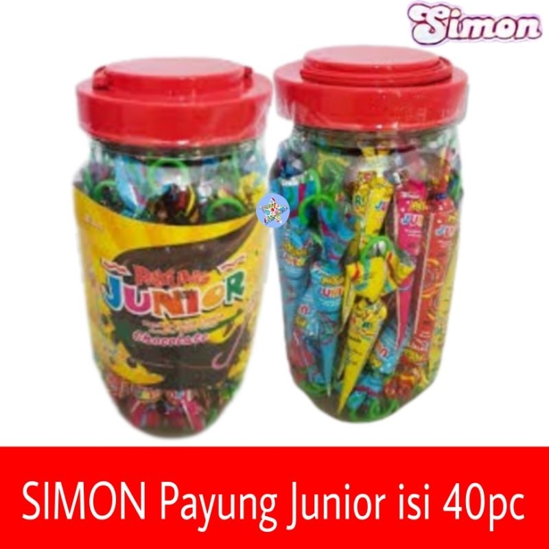 

Simon Payung Junior Cokelat Payung isi 60 pc/toples