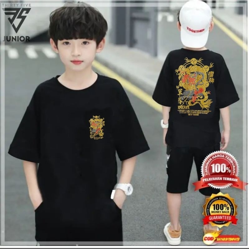 KAOS ANAK LAKI LAKI KAOS ANAK TANGGUNG NAGA/DRAGON 7tH-14TH