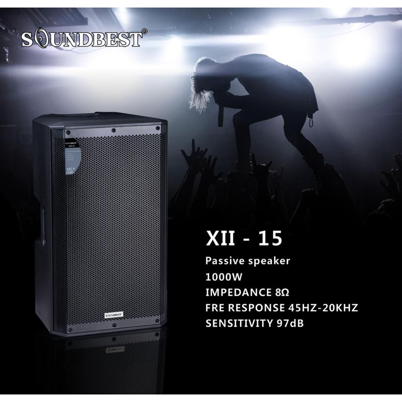 (JUAL 2 BUAH) Speaker Pasif Soudnbest XII 15 Original 15 inch Passive SOUNDBEST XII15