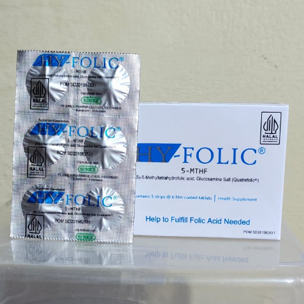 Hy FOlic 30 Tablet Untuk Memenuhi Kebutuhan Asam Folat // Hy-Folic Folic Acid