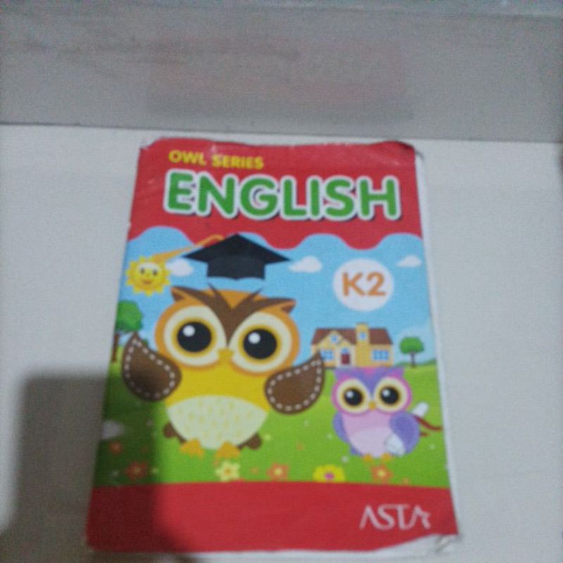 

buku bahasa Inggris Owl series English K2 penerbit Asta bekas halaman lengkap