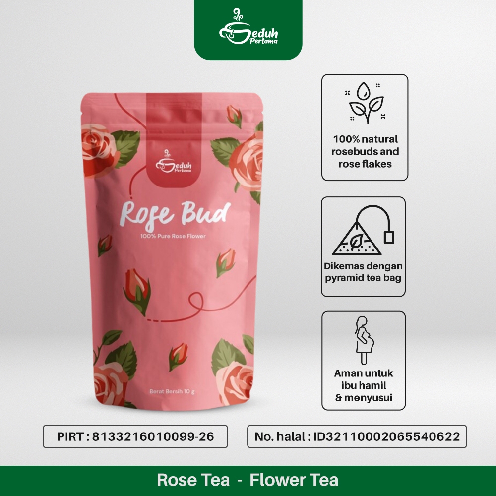 

Seduh Pertama Dried Rose Buds / Teh Bunga Mawar Kering / Rose Flower Tea