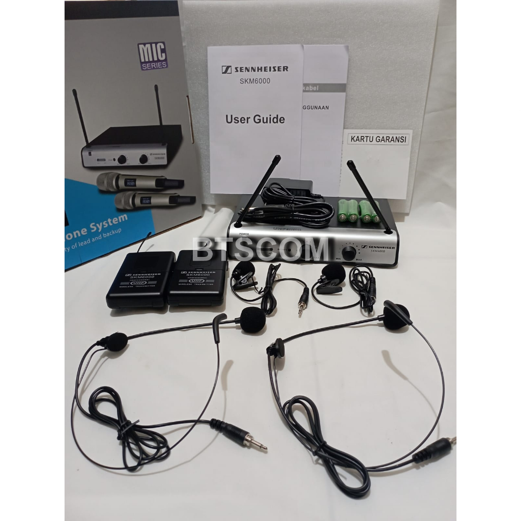 MIC WIRELESS SENNHEISER SKM6000 JJHH  2 Jepit 2 Headset