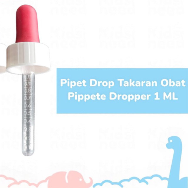 Pipet Drop Takaran Obat Pippete Dropper Penetes 1 ML Obat Untuk Anak Bayi