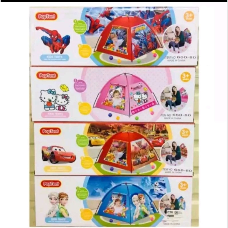 Mainan tenda karakter anak tenda Spiderman toptent murah