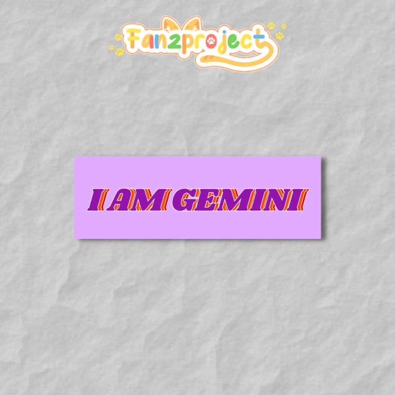 

STICKER I AM GEMINI