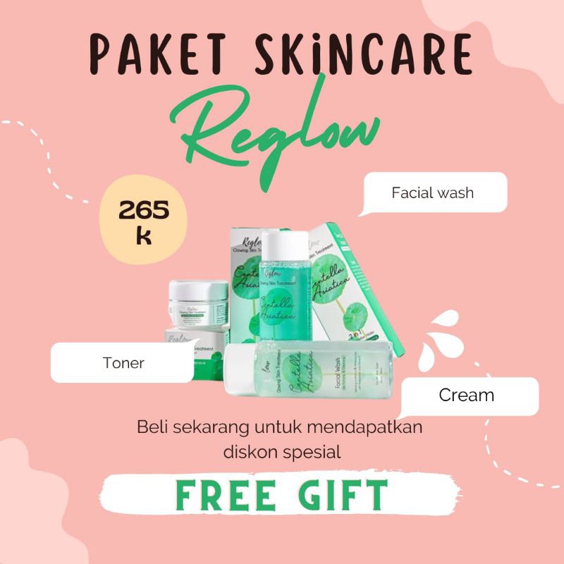 Reglow Paket Skincare Original