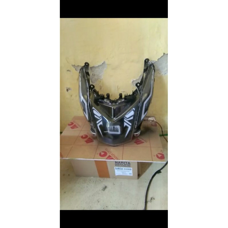 custom headlamp beat fi + lampu sein