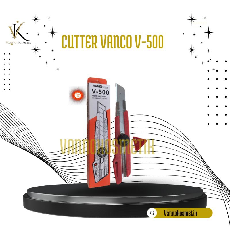 

⭐VK⭐ Cutter VANCO V-500 (1 Biji) / Cutter Pemotong VANCO V-500 / VANCO V500 / Vanco Cutter V-500 / Kater Cutter Besar Kecil / Alat Pemotong