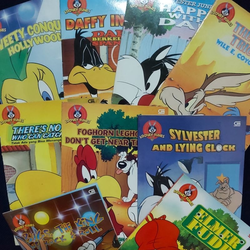 Buku Anak Jadul Original ● Buku Cerita Anak Seri Looney Tunes Edisi Kolektor