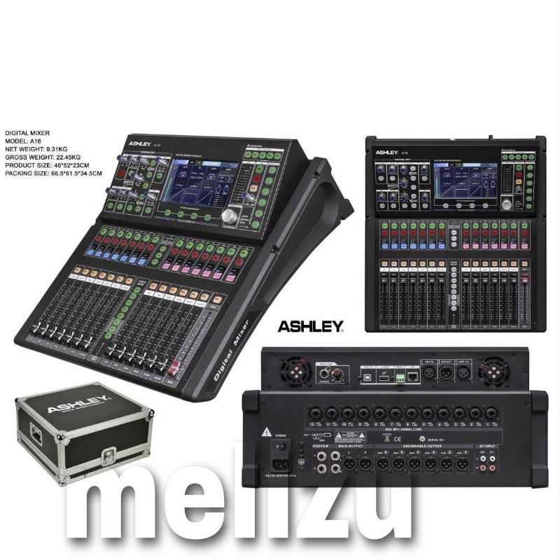 Mixer Digital Ashley A 16 Original 16 Channel ASHLEY A16 Digital Mixer
