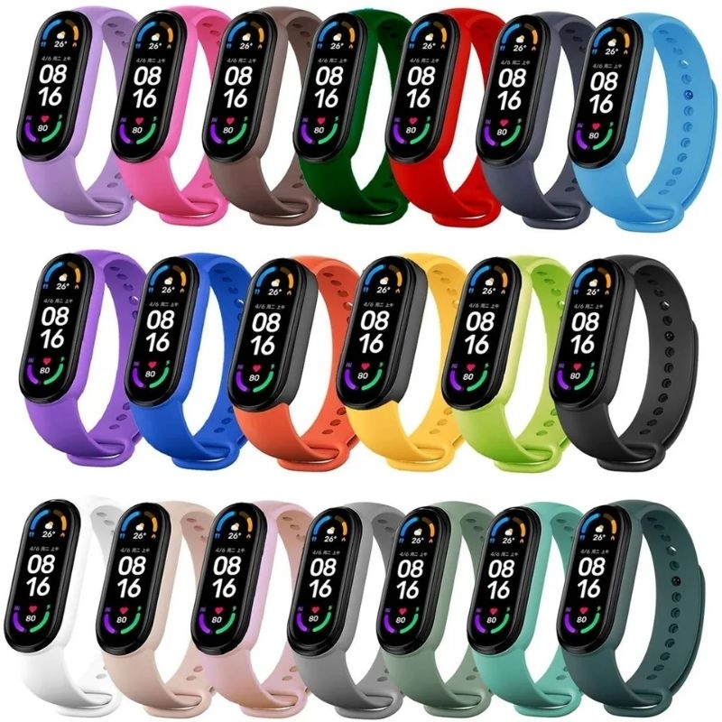 Strap / Tali Jam Silicone Xiaomi Mi Band 5 / Mi Band 6