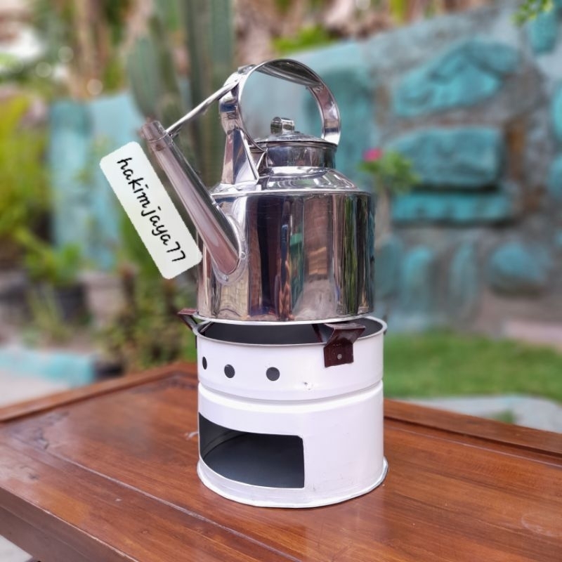 Reparasi Good Ceret Angkringan Stainless Tebal Uk Besar 7Liter (D 25Cm) & Sedang 5 Ltr (D 23Cm) /