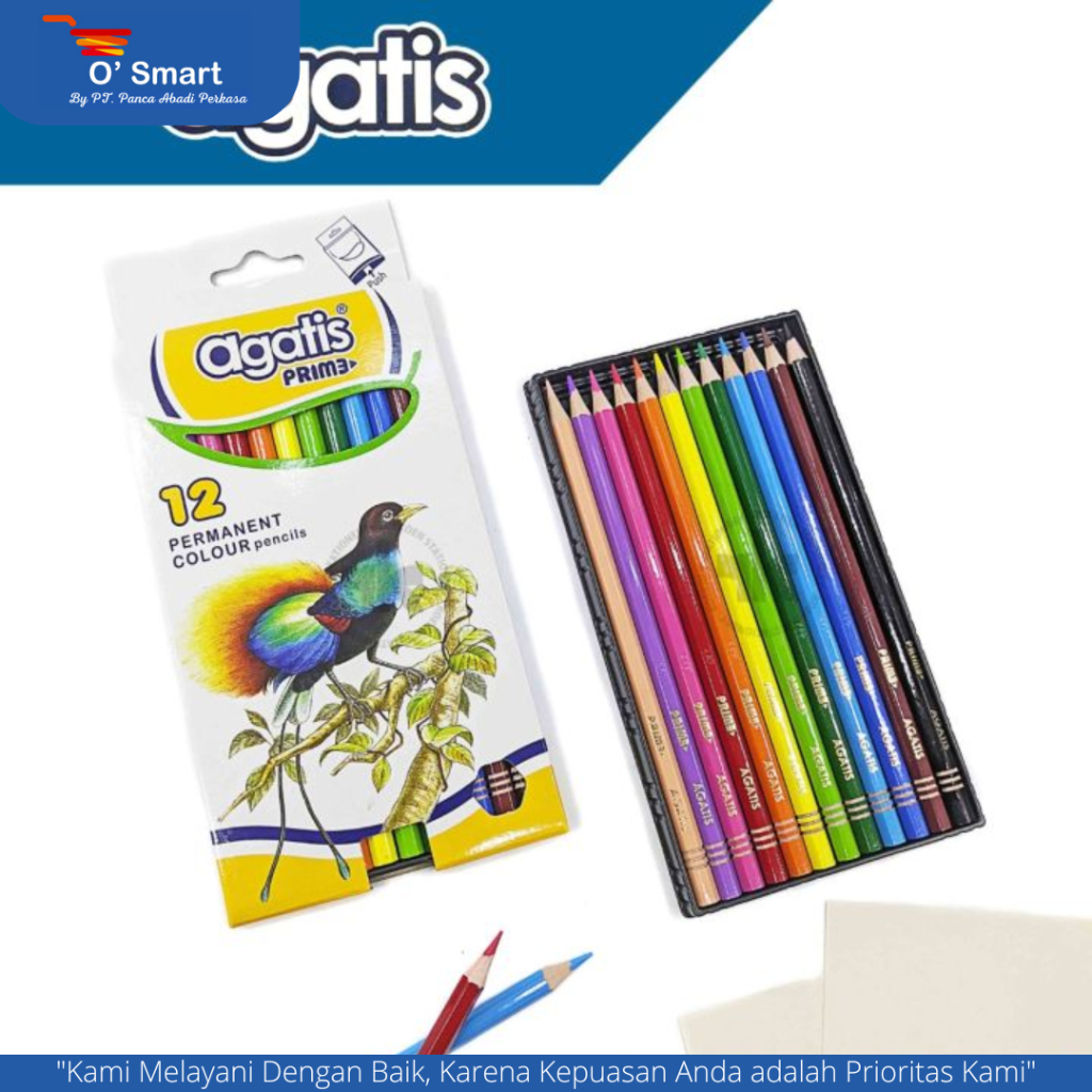 

Agatis Pensil Warna 12W Prime Wood