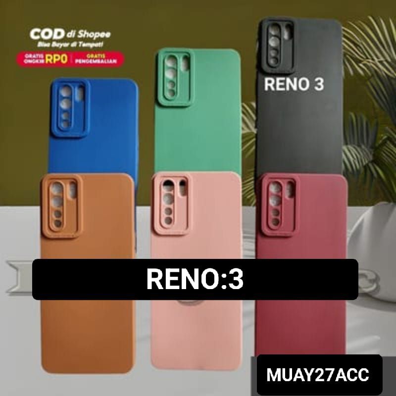 Silikon Softcase OPPO RENO 3 Macaron Pro Camera