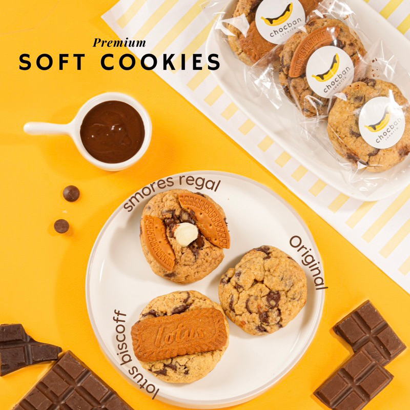 

Soft Cookies Belgian Chocolate Lotus Smores Regal